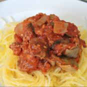 Gluten Free Spaghetti Squash Meat Sauce