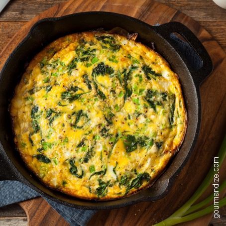 Easy Crustless Spinach Quiche