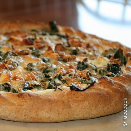 Spinach Feta Pizza