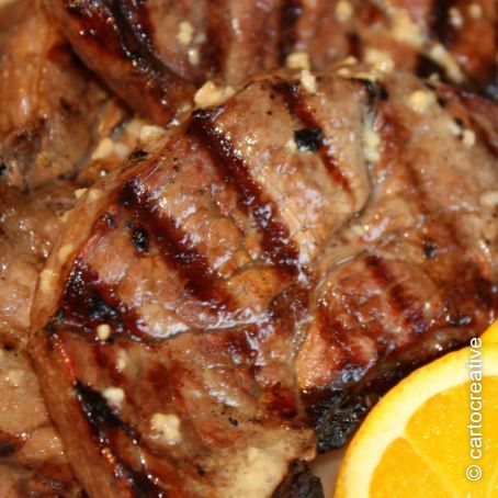 Sirloin Steak with Garlic Butter