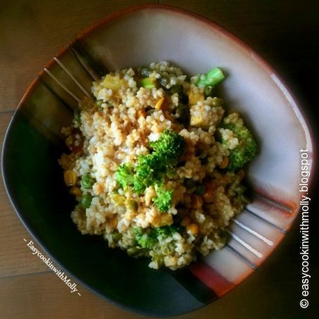 Veggie Stir Fry Porridge