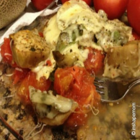 Cheesy Baked Eggplant Casserole