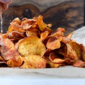Homemade Potato bbq Chips