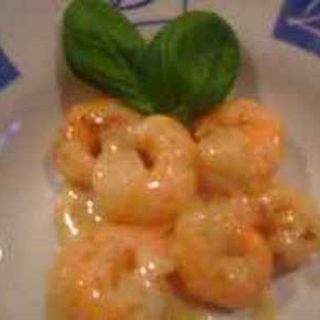 Shrimp à l'orange