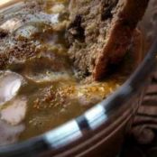 Cream of lentils, curry masala, toasts