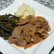 Beef stroganoff