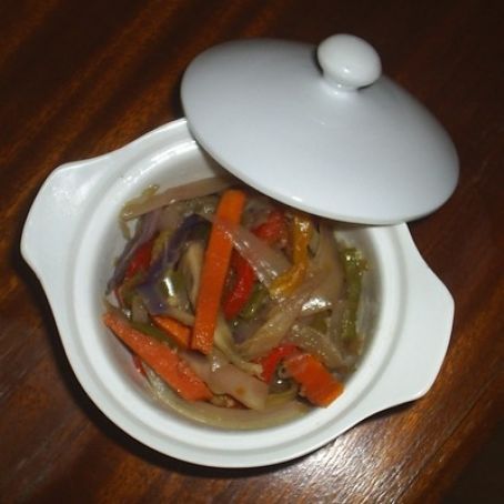 Vegetables Flavored with Argan Oil