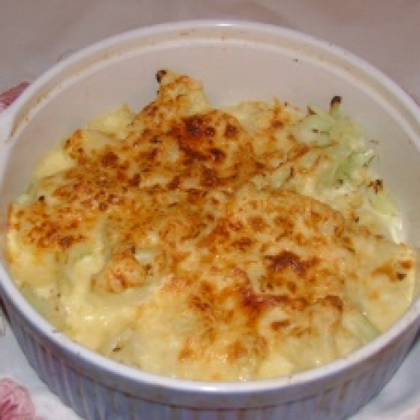 Cauliflower Gratin with Bolognese Sauce