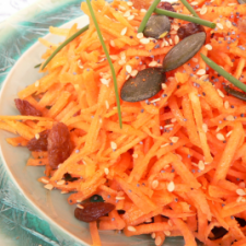 Shredded Carrots with Dried Fruit