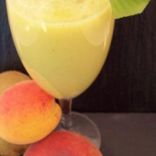 Kiwi, Apricot, and Yellow Peach Smoothie