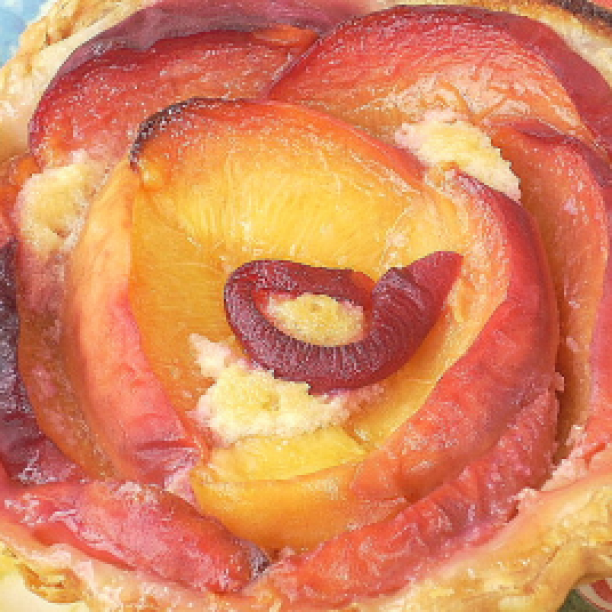 Peach and Almond Cream Tart