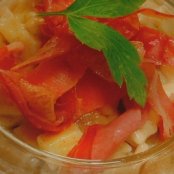 Pasta with Ham and Feta Cheese