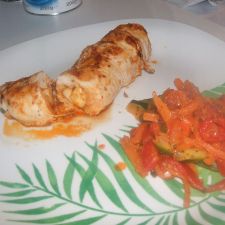 Chicken Stuffed with Vegetables