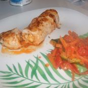 Chicken Stuffed with Vegetables