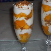 Peach and Vanilla Parfait