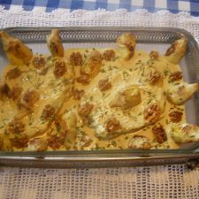 Pork Chops with Cheese and Walnuts