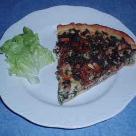 mushroom and nettle tart