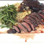 Duck breast with Raspberry marinade