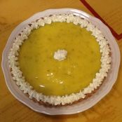 Lime Curd and Chocolate Tart