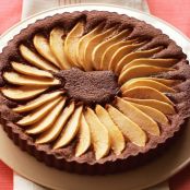 SPICED CHOCOLATE PEAR TART