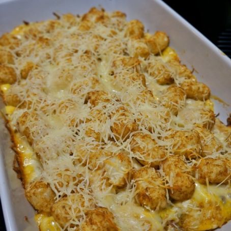Cheesy Tater Tot Casserole