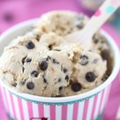 Chocolate Chunk Cookie Dough Frozen Yogurt