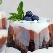 Triple-Chocolate Brownie Trifle