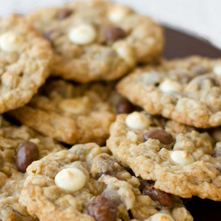 White Chocolate Raisinet Cookies