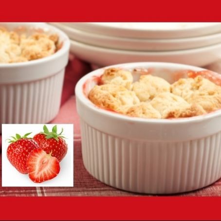 Apple Strawberry Cobbler