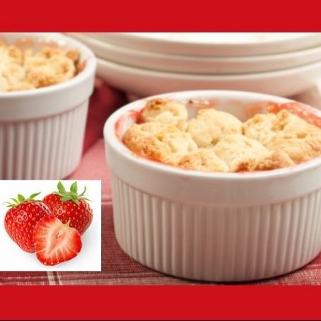 Apple Strawberry Cobbler