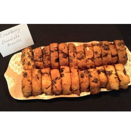 Cranberry Chocolate Biscotti