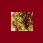 Garlic Tomato Zucchini Noodles