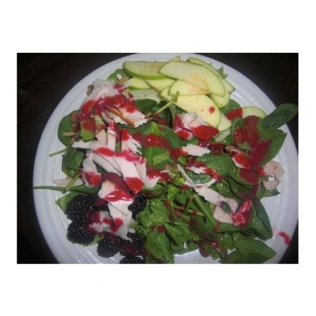 Refreshing Sweet & Savory Salad with Blackberry Vinaigrette