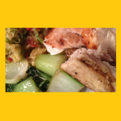 Old Fashioned BBQ Chicken and Bok Choy