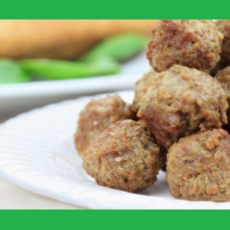 Black Bean Meatballs with Cilantro Sauce