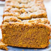 Pumpkin Bread with Streusel Crust