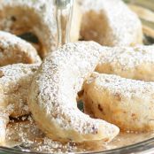 Walnut Crescent Cookies