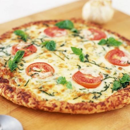 Whole wheat pizza made from scratch