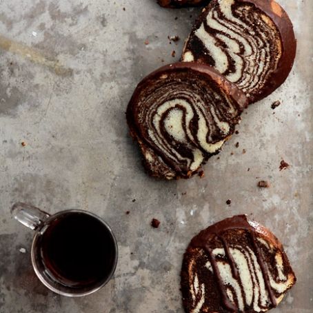 Zebra Bundt Cake