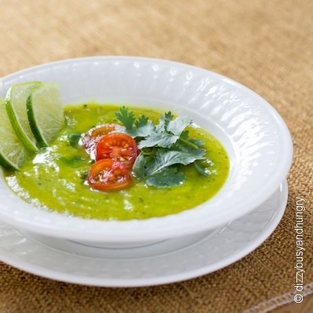 Zucchini Curry Lime Soup