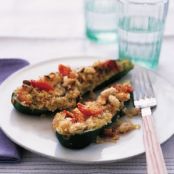 Zucchini with Quinoa Stuffing - Step 1