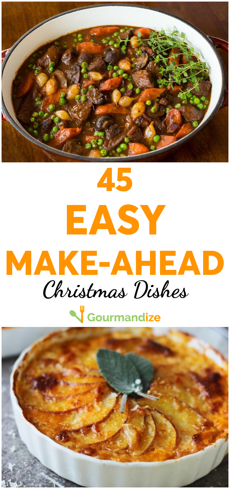 45 Easy MakeAhead Christmas Dishes