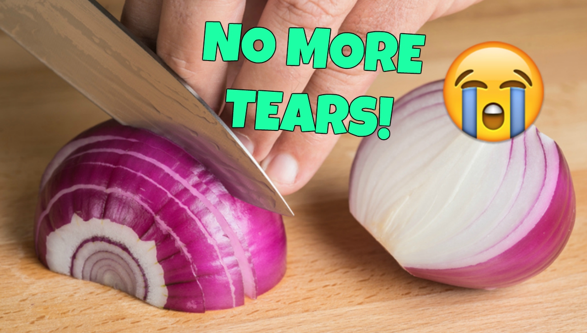 Kitchen HACK How To Cut Onions Without Crying