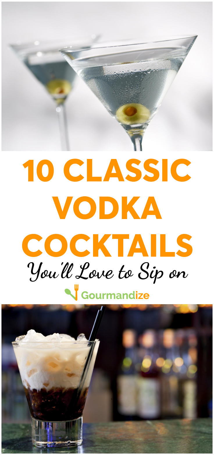 10 classic vodka cocktails