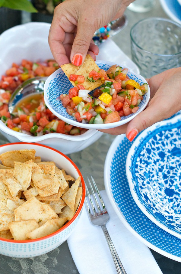 Watermelon Salsa - © Reluctant Entertainer