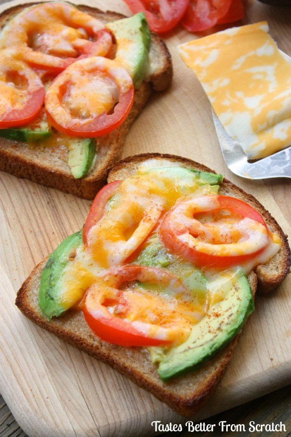 Tomato Avocado Melt - © Tastes Better From Scratch