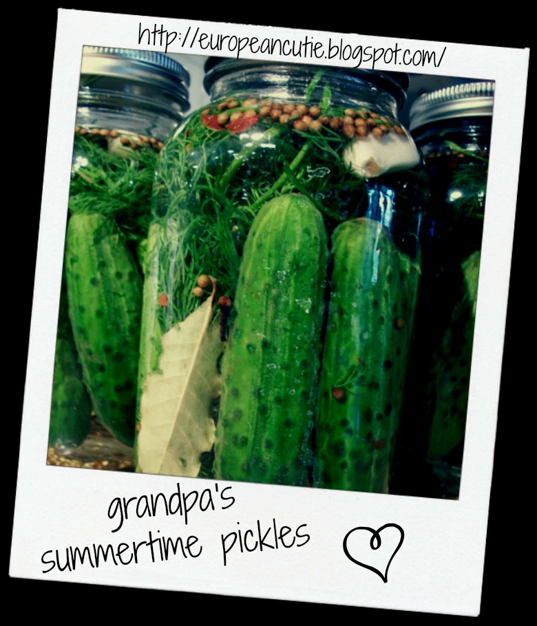 Great Grandpa's Garlic Pickles Recipe