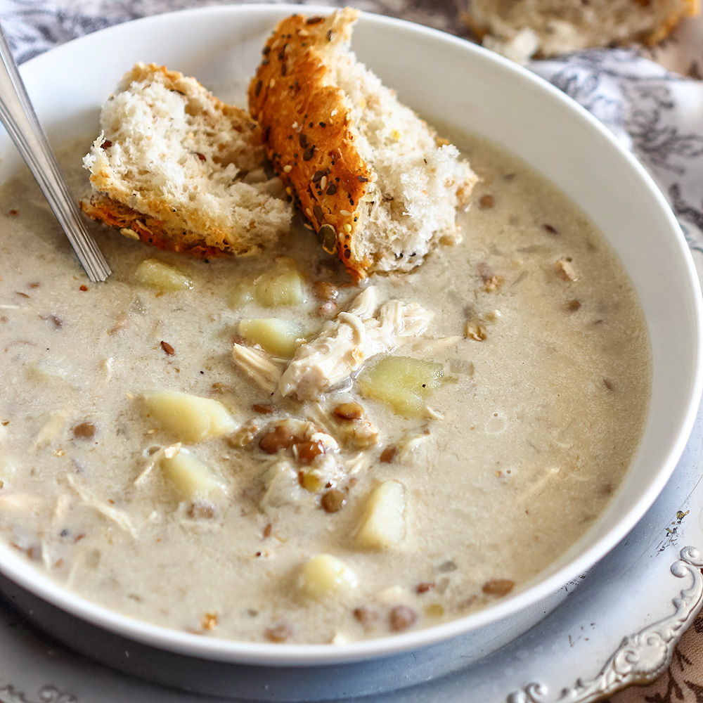 Pressure Cooker Chicken Lentil Soup Recipe (5/5)