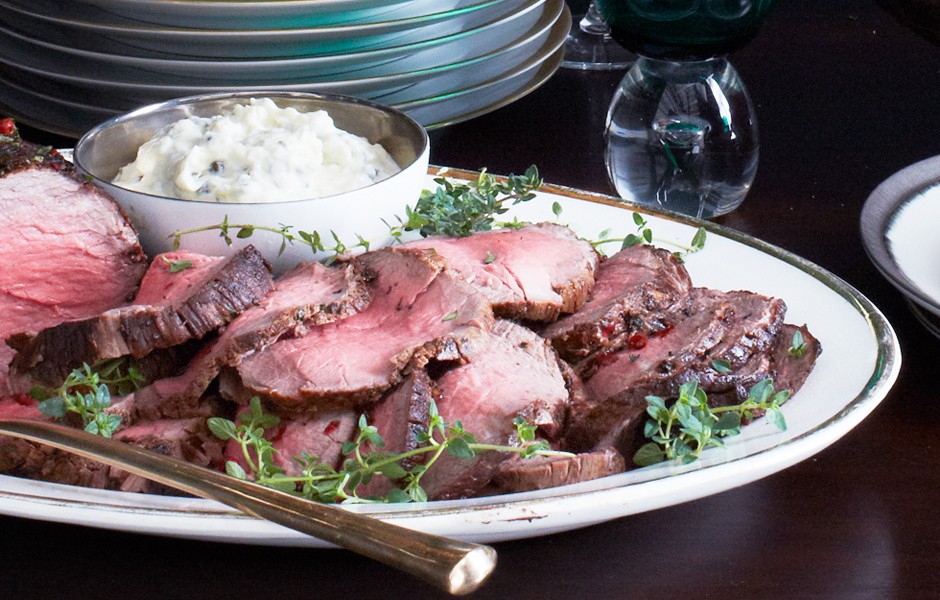 Roast Beef Tenderloin with Horseradish Cream Recipe